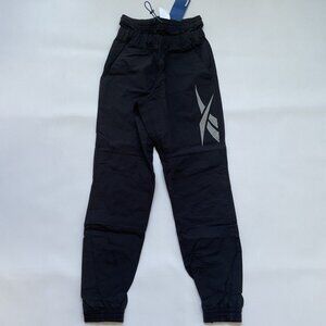 $40 Reebok Women’s Pants With Double Elastic Waist In Black Size 2XS